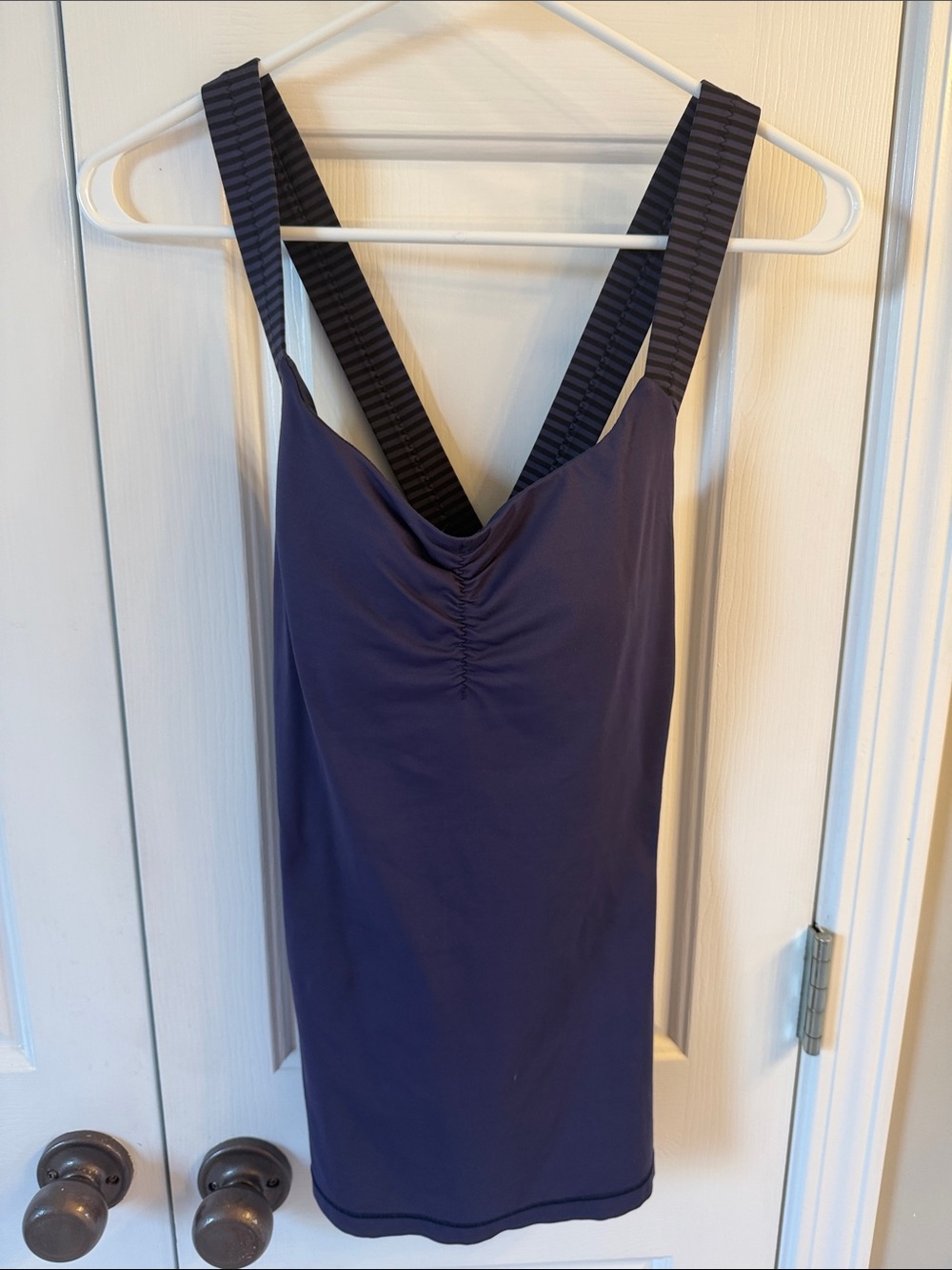lululemon athletica Navy Blue Strappy Tank Top